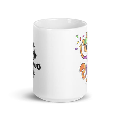 Live Laugh Jellybeans Cake Dancing Fran Mug