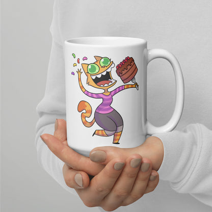 Live Laugh Jellybeans Cake Dancing Fran Mug