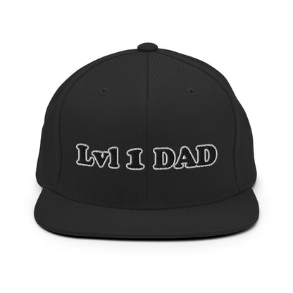 Lvl 1 Dad Snapback Hat
