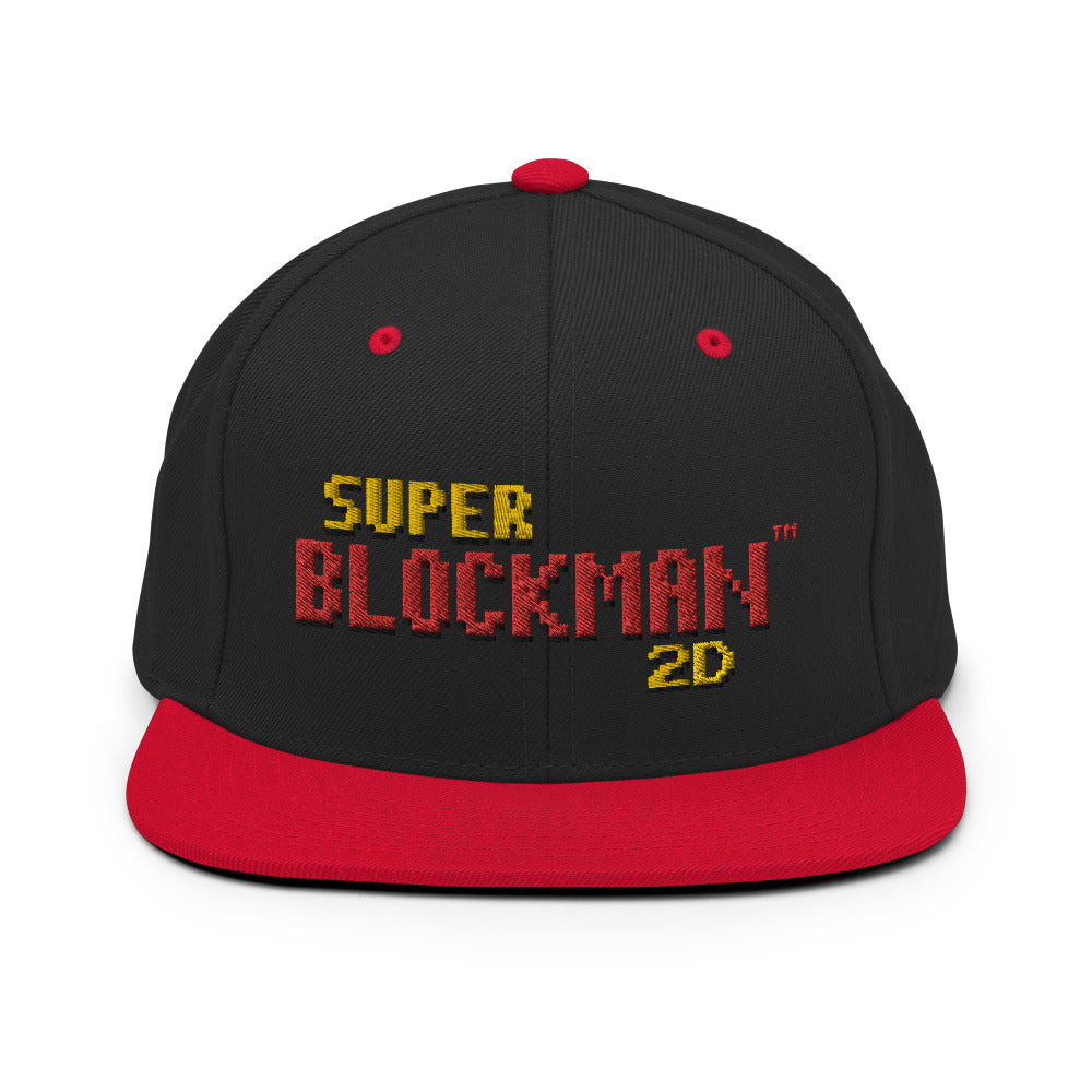 Super Blockman 2D Snapback Hat