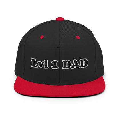 Lvl 1 Dad Snapback Hat
