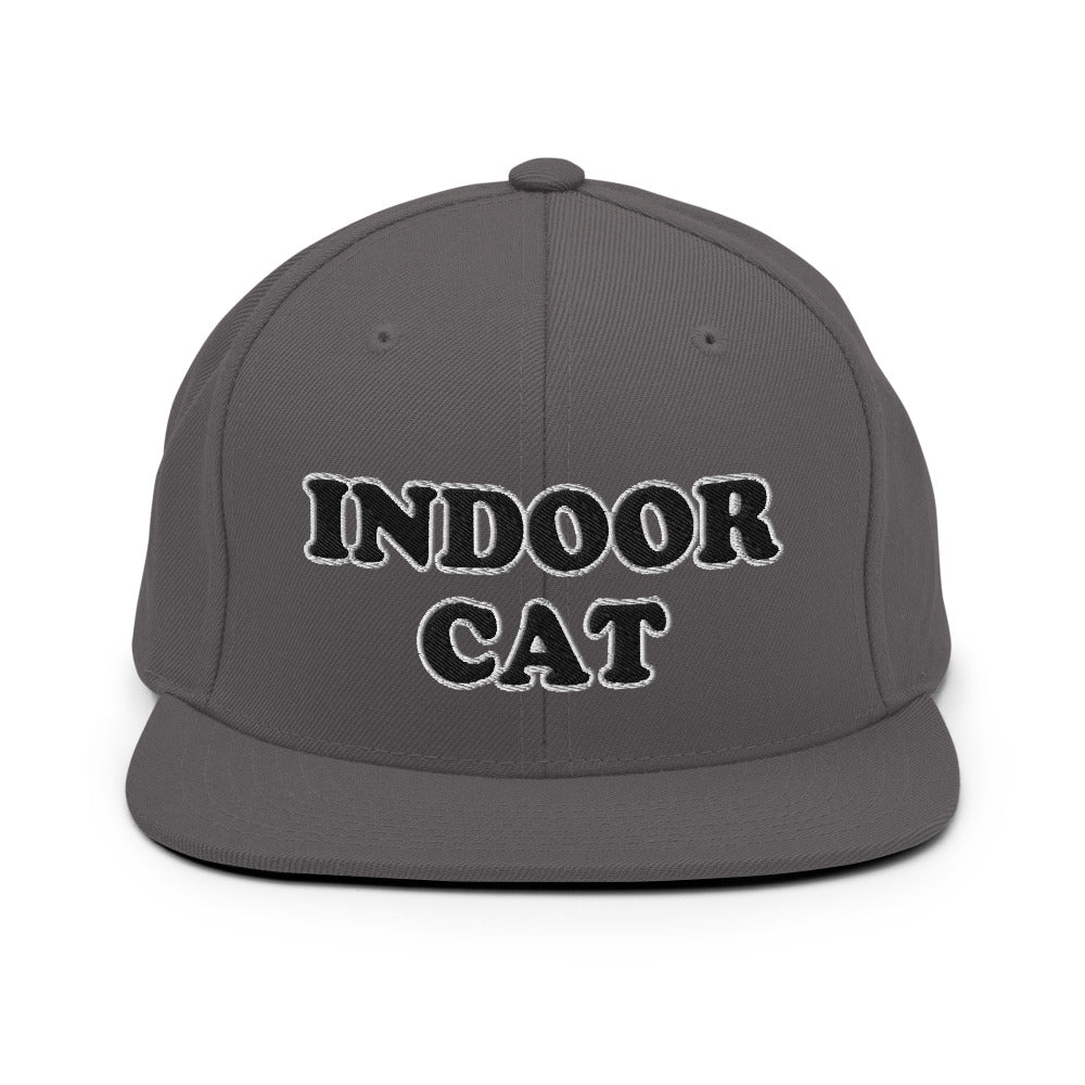 Indoor Cat Snapback Hat