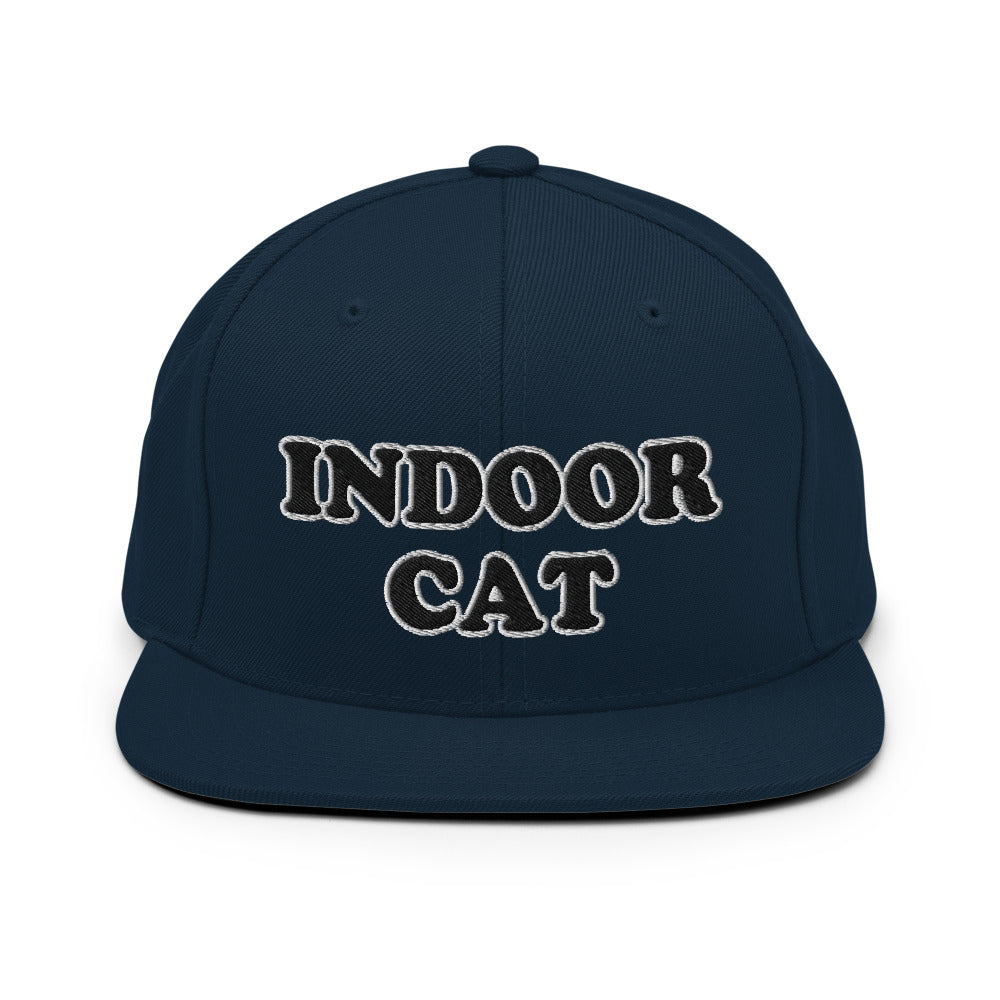 Indoor Cat Snapback Hat