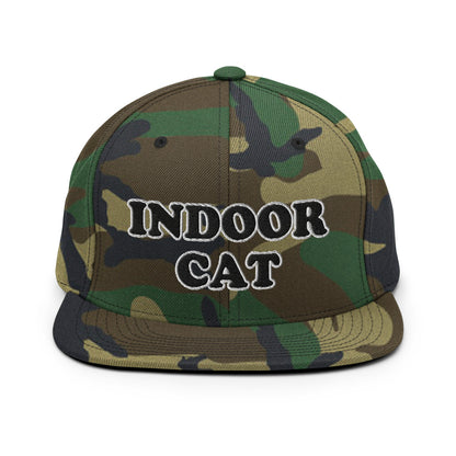 Indoor Cat Snapback Hat