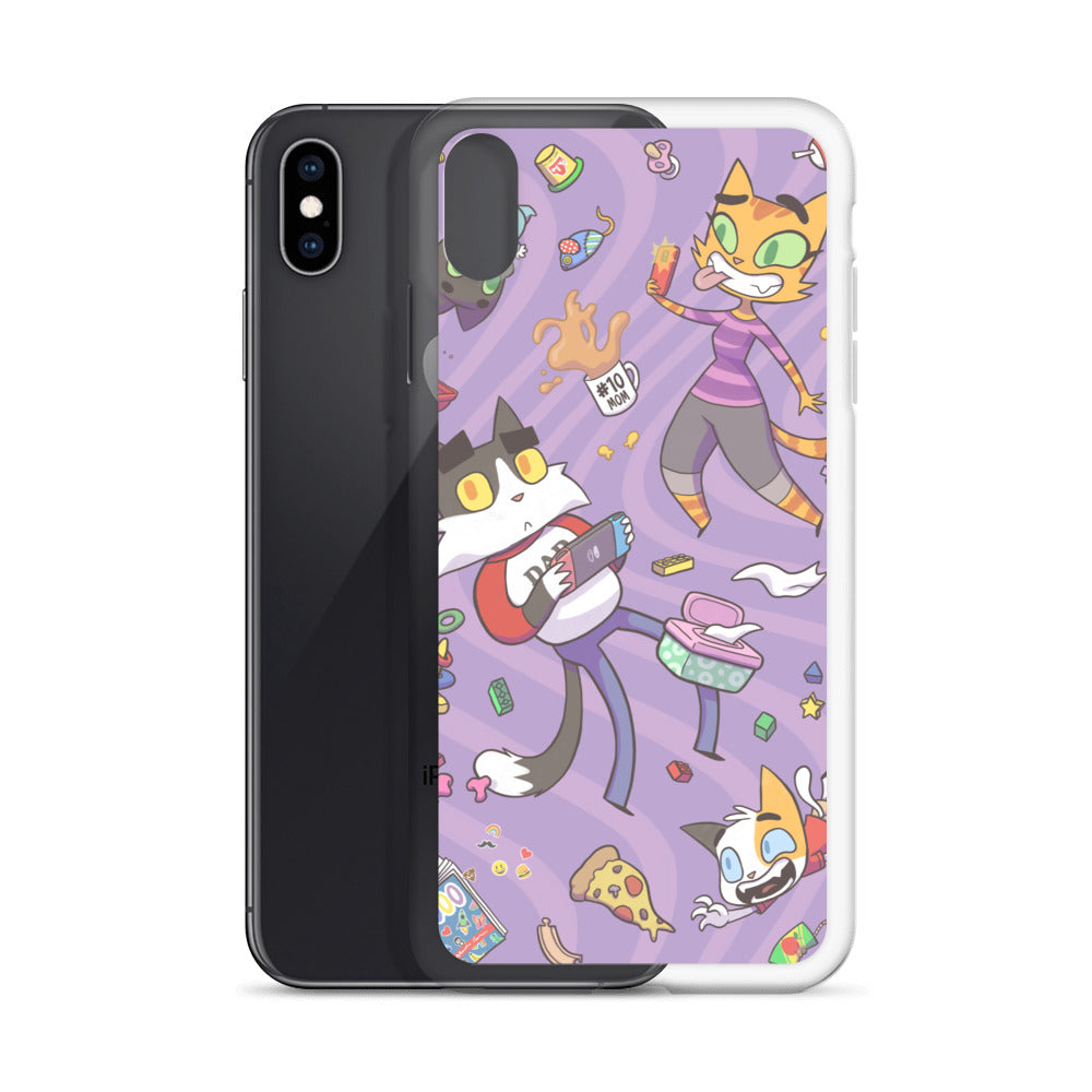 Litterbox Family Vortex iPhone Case