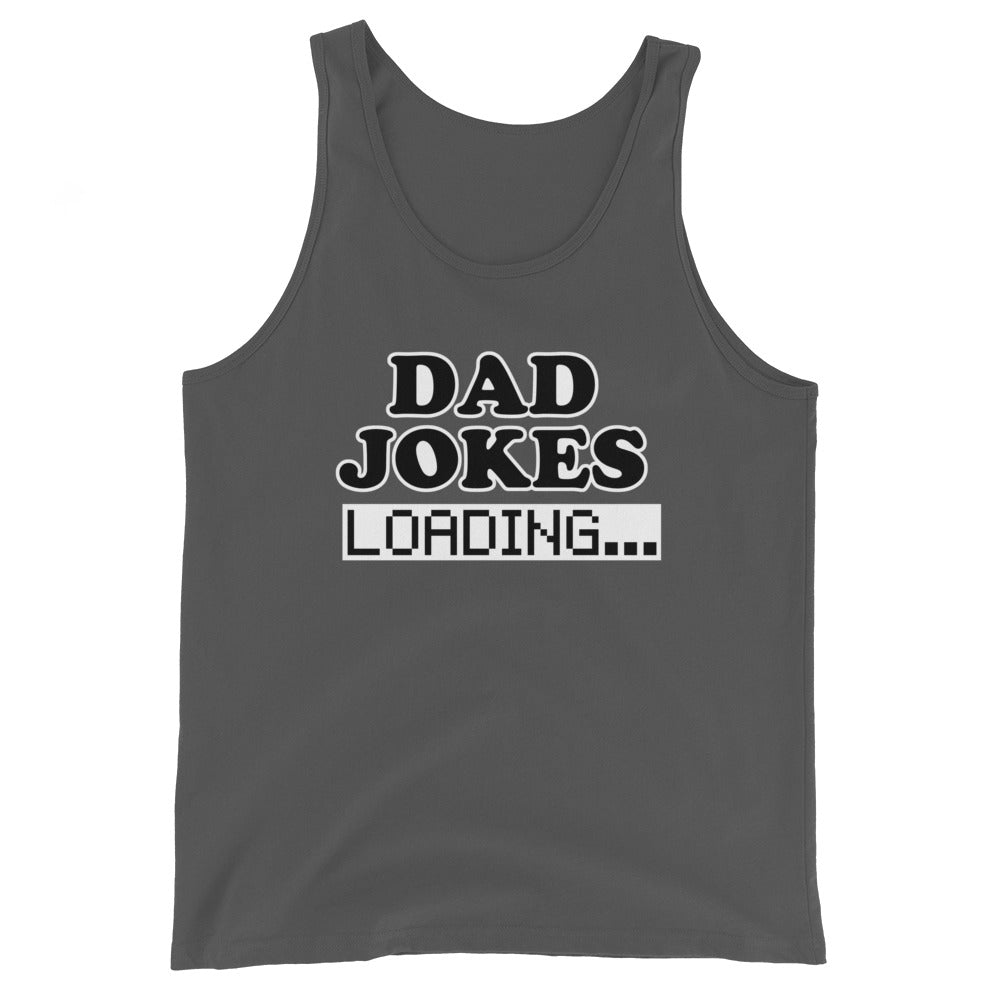 DAD JOKES Loading... Unisex Tank Top