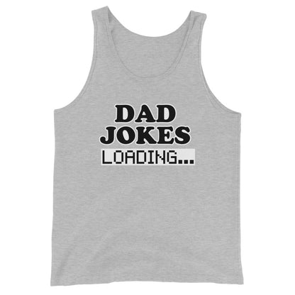 DAD JOKES Loading... Unisex Tank Top