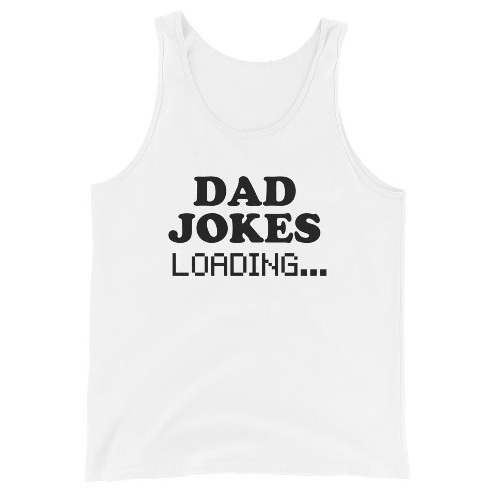 DAD JOKES Loading... Unisex Tank Top