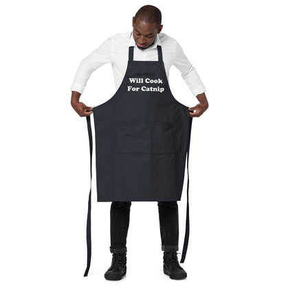 Will Cook For Catnip Apron
