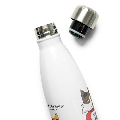 Litterbox Family Photos Water Bottle