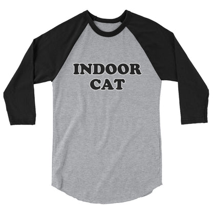 Indoor Cat Raglan T-Shirt