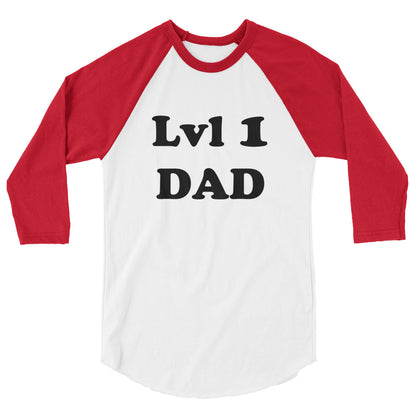 Lvl 1 Dad Raglan T-Shirt