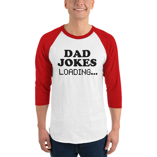 DAD JOKES Loading... Raglan T-Shirt