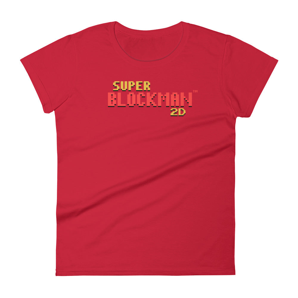 Super Blockman 2D Women's T-Shirt